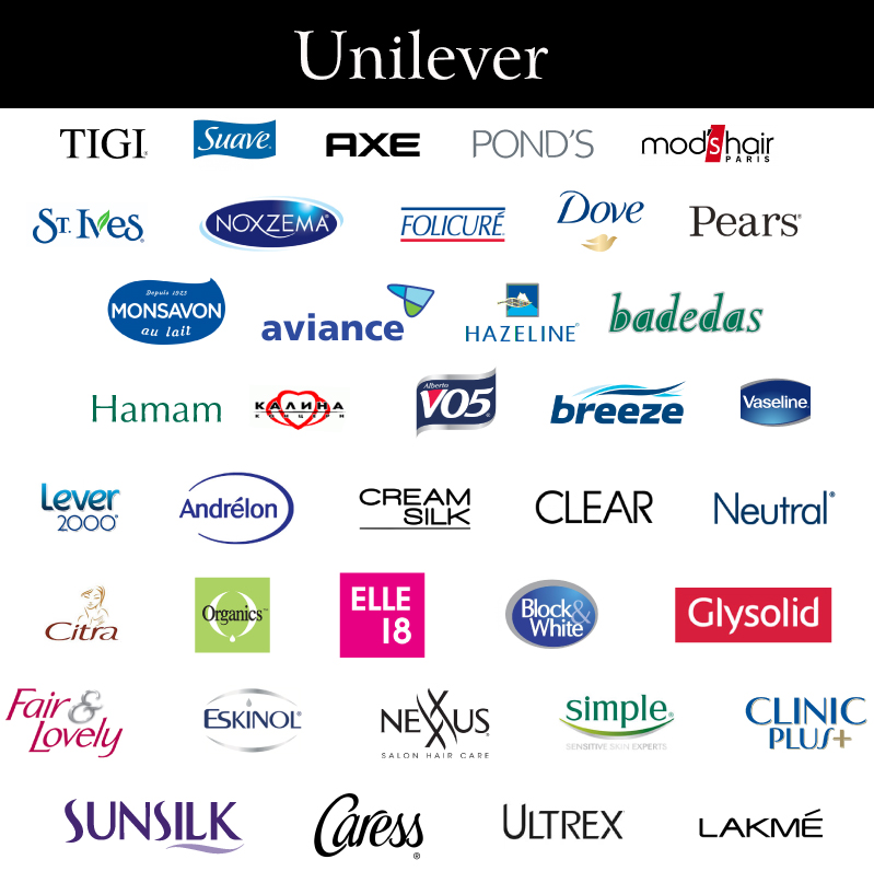 7 tập đoàn kiểm soát hầu hết mỹ phẩm bạn mua 4 Các nhãn hàng mỹ phẩm của Unilever