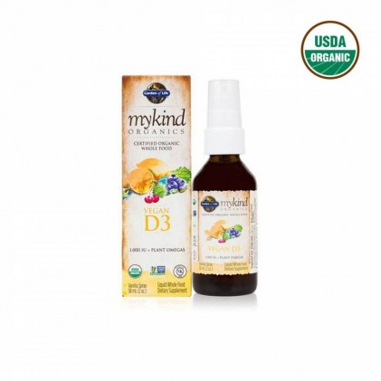 Vitamin D3 Mykind Organics dạng xịt 58ml 1