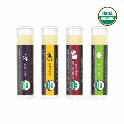 Dưỡng môi hữu cơ hương hoa quả Beauty By Earth Exotic Multi-Pack Beewax Lip Balm 1