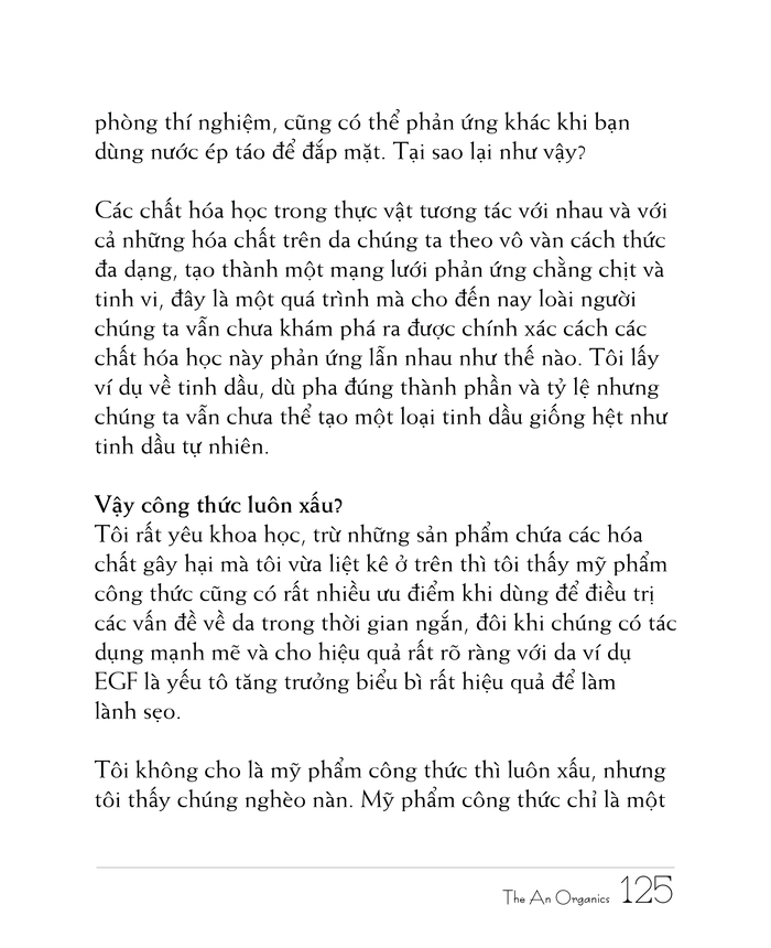 Ebook chăm sóc da toàn diện của The An Organics, Chương 10