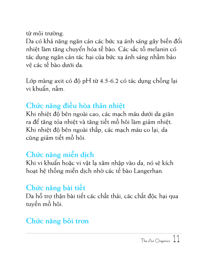 Ebook chăm sóc da toàn diện của The An Organics, Chương 2