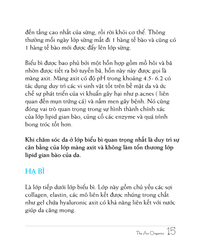 Ebook chăm sóc da toàn diện của The An Organics, Chương 2