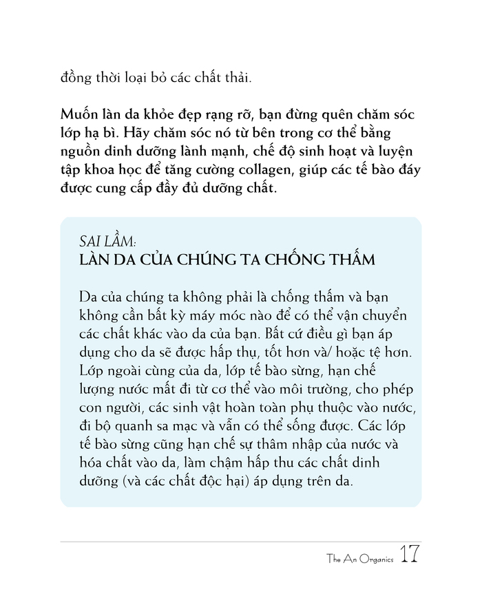 Ebook chăm sóc da toàn diện của The An Organics, Chương 2