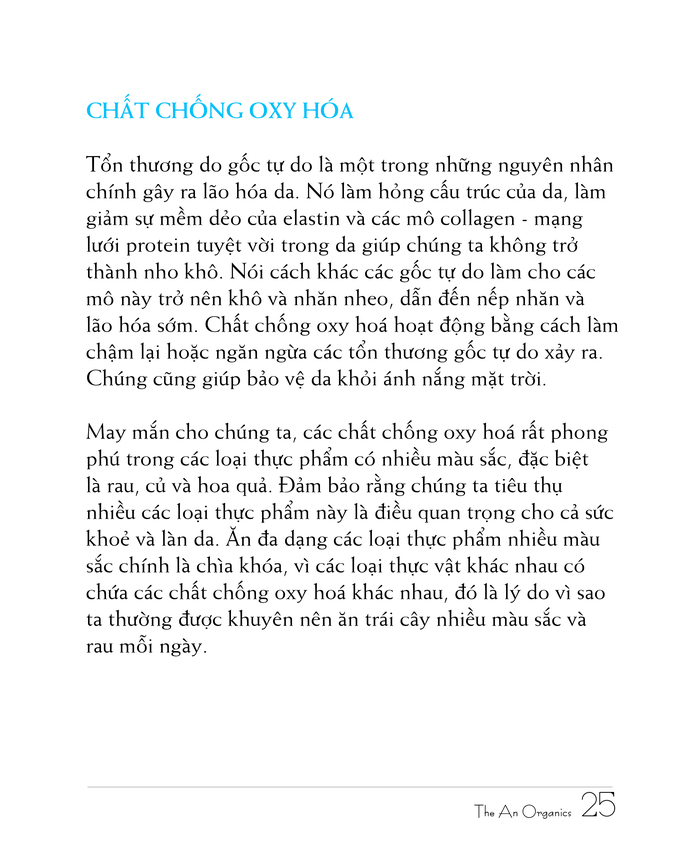Ebook chăm sóc da toàn diện của The An Organics, Chương 3