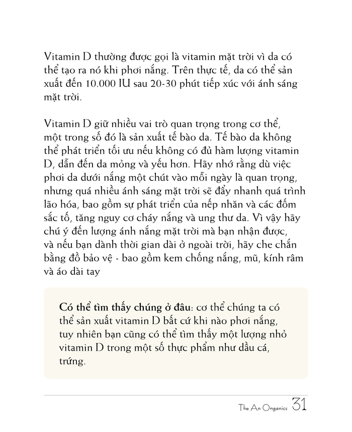 Ebook chăm sóc da toàn diện của The An Organics, Chương 3