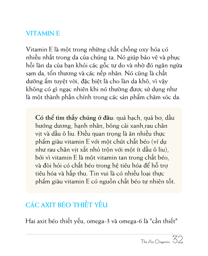 Ebook chăm sóc da toàn diện của The An Organics, Chương 3