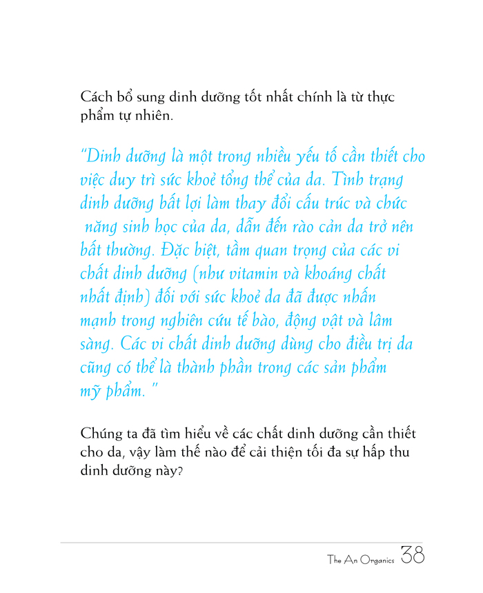 Ebook chăm sóc da toàn diện của The An Organics, Chương 3