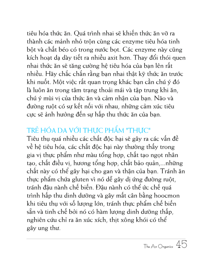 Ebook chăm sóc da toàn diện của The An Organics, Chương 4