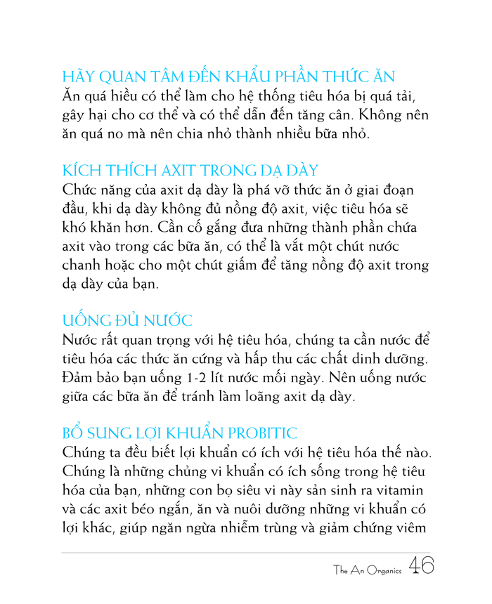 Ebook chăm sóc da toàn diện của The An Organics, Chương 4