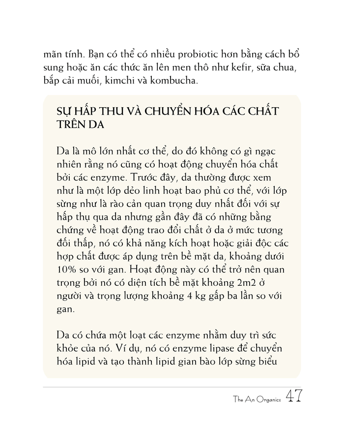 Ebook chăm sóc da toàn diện của The An Organics, Chương 4