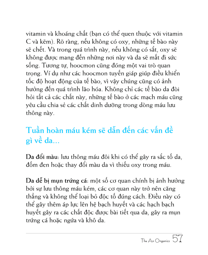 Ebook chăm sóc da toàn diện của The An Organics, Chương 5