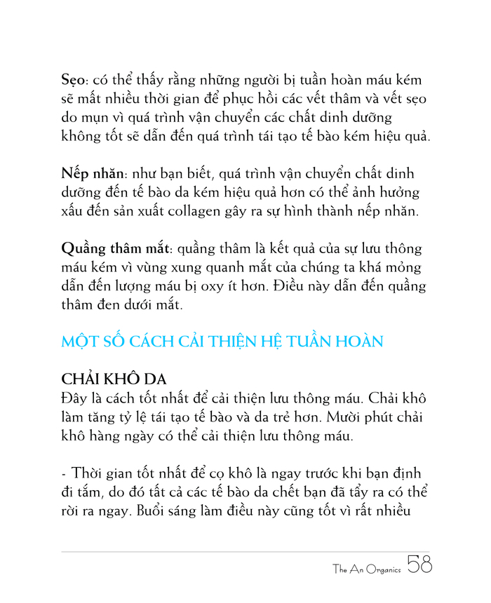 Ebook chăm sóc da toàn diện của The An Organics, Chương 5