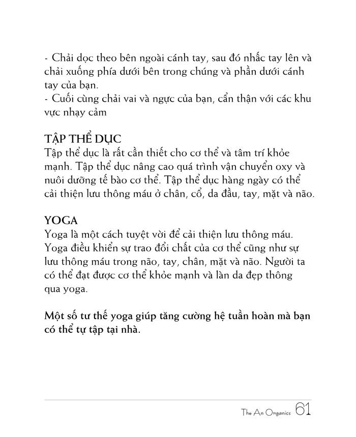 Ebook chăm sóc da toàn diện của The An Organics, Chương 5