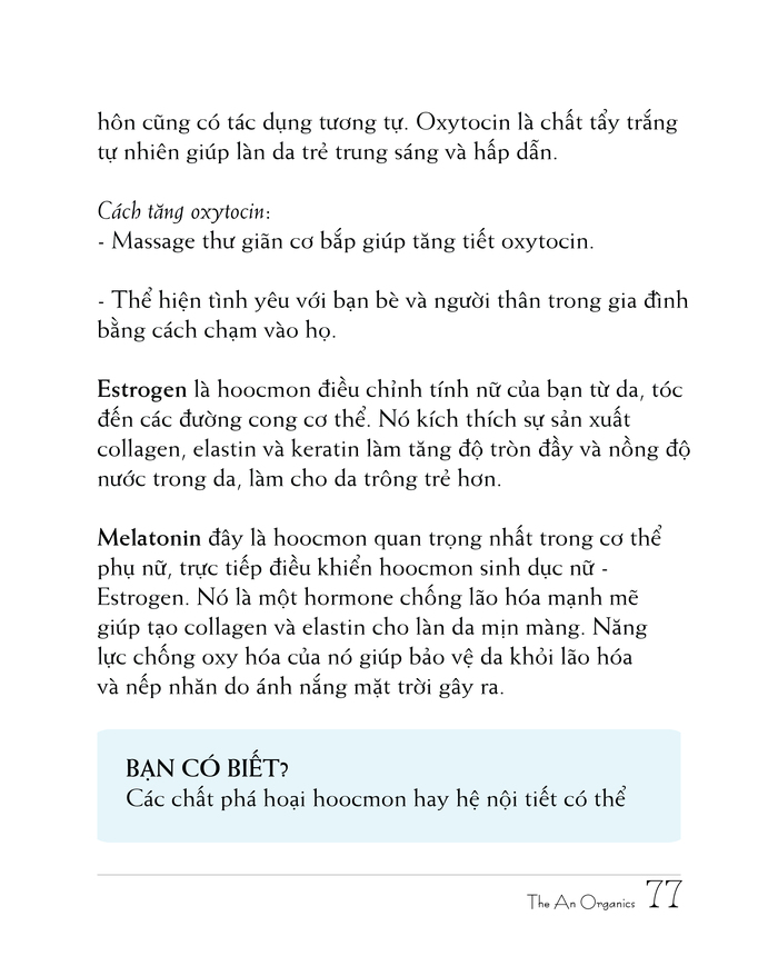 Ebook chăm sóc da toàn diện của The An Organics, Chương 6