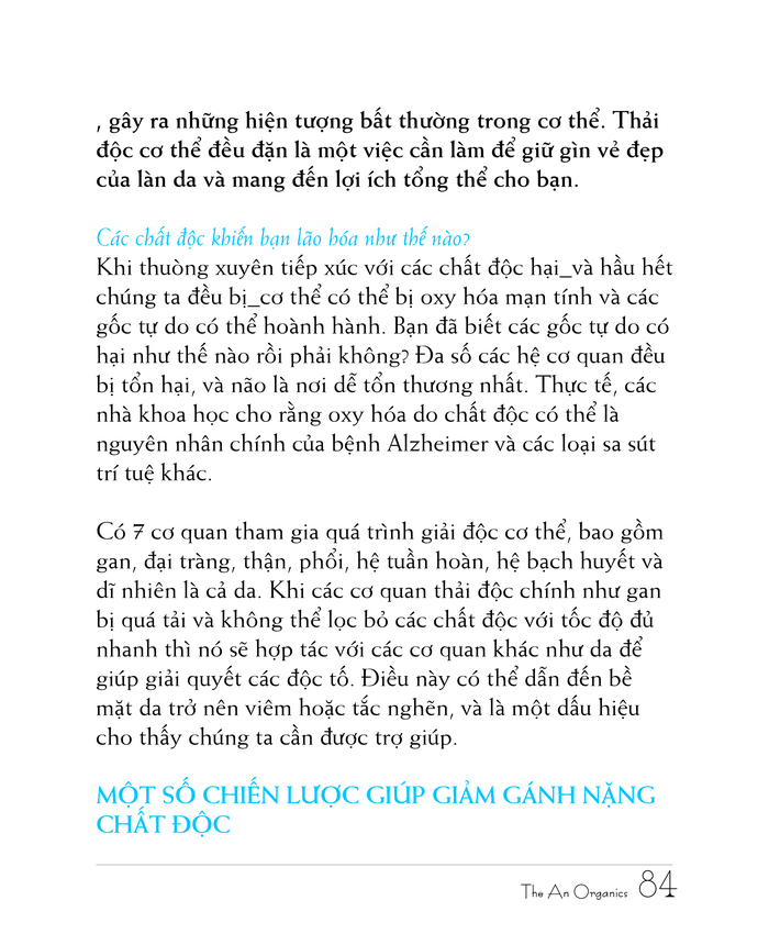 Ebook chăm sóc da toàn diện của The An Organics, Chương 7