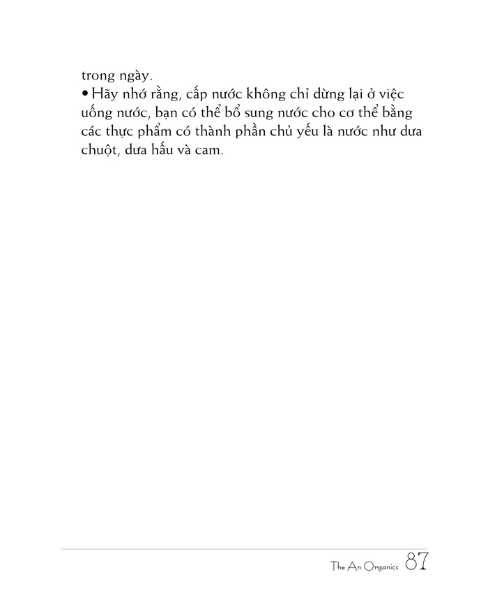 Ebook chăm sóc da toàn diện của The An Organics, Chương 7