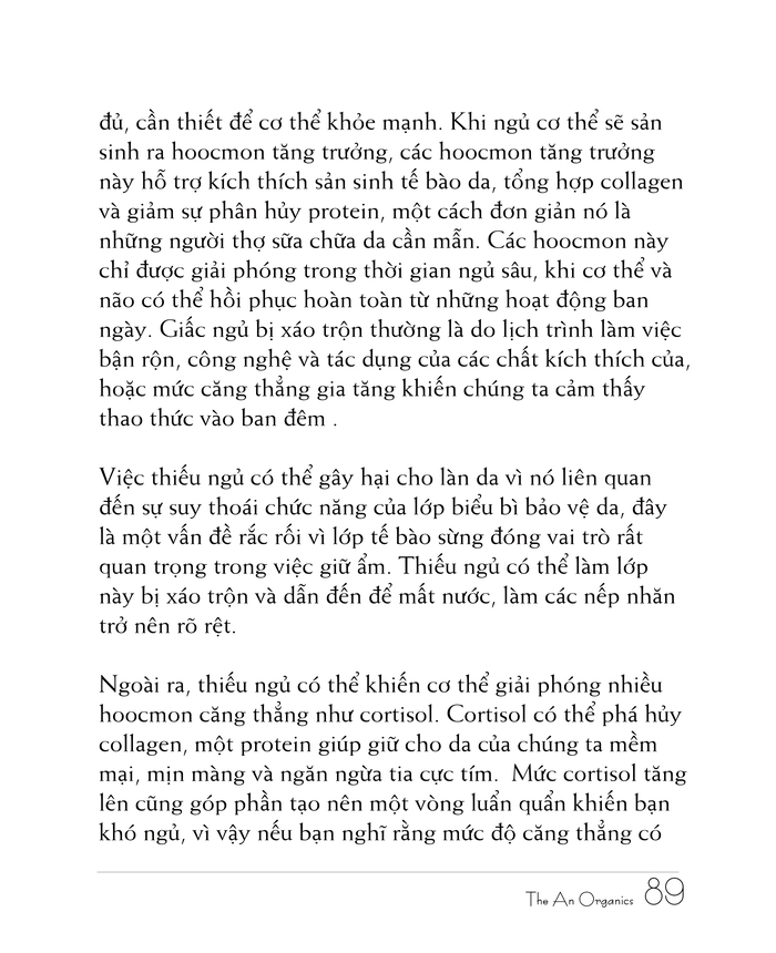 Ebook chăm sóc da toàn diện của The An Organics, Chương 8