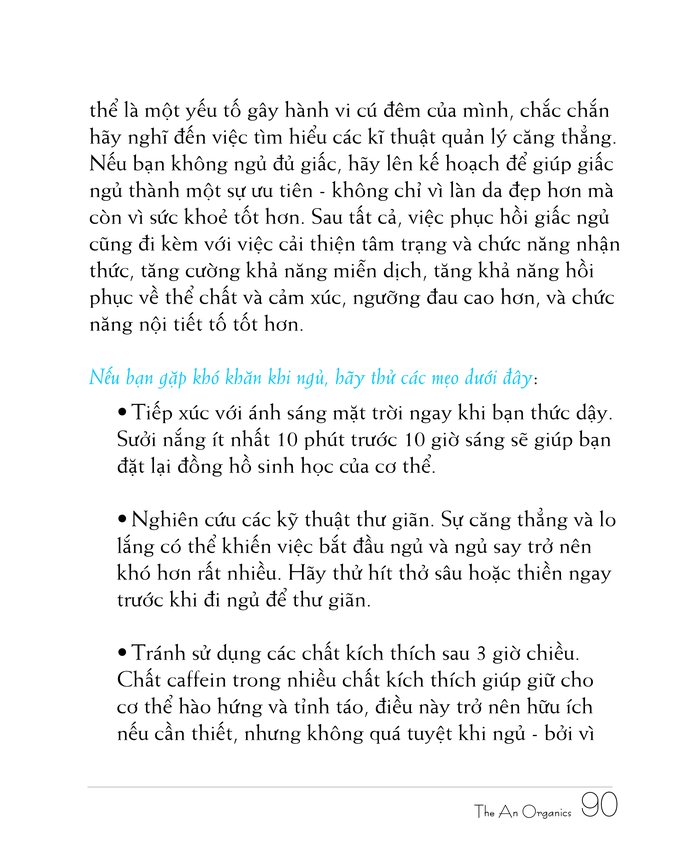 Ebook chăm sóc da toàn diện của The An Organics, Chương 8