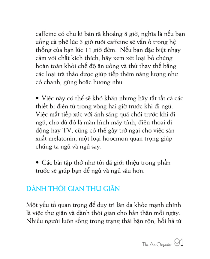 Ebook chăm sóc da toàn diện của The An Organics, Chương 8