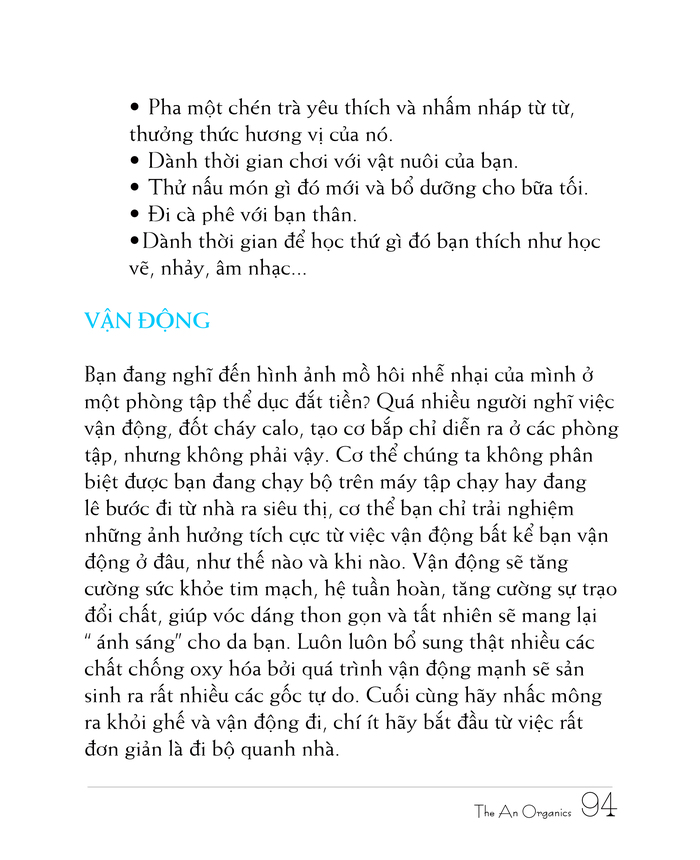 Ebook chăm sóc da toàn diện của The An Organics, Chương 8