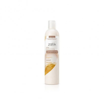 Dầu xả Zatik giúp dưỡng ẩm sâu cho tóc nhuộm và khô, dừa và cúc Calendula