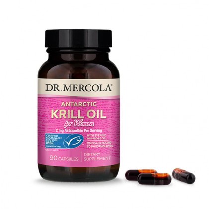 Cung cấp omega 3, dầu nhuyễn thể cho phụ nữ Krill Oil for Women Dr Mercola - Ảnh 7