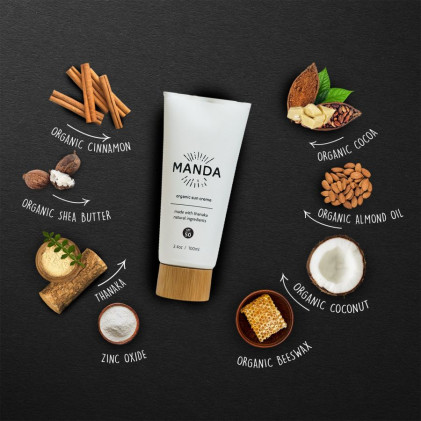 Kem chống nắng Manda Organic Sun Creme SPF50 - Ảnh 3
