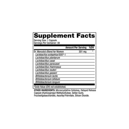 Cung cấp lợi khuẩn hoàn chỉnh cho phụ nữ Dr Mercola Complete Probiotics for Women (70 tỷ CFU) - Ảnh 4