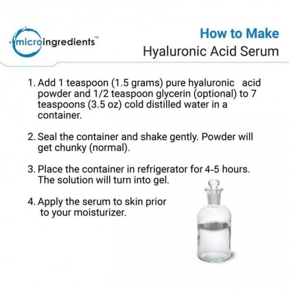 Bột Hyaluronic Acid tinh khiết Micro Ingredients cho sức khỏe của da & khớp & mắt - Ảnh 5