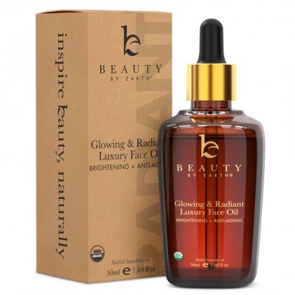 Dầu dưỡng giúp da sáng & rạng rỡ hữu cơ Beauty By Earth ORGANIC FACIAL OIL GLOWING & RADIANT - Ảnh 2