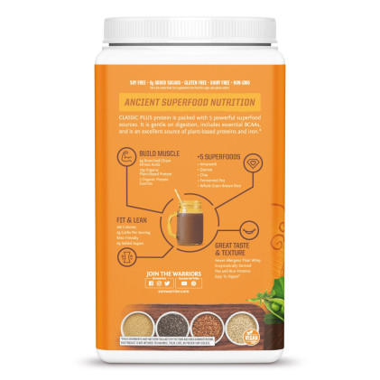 Bột protein thực vật hữu cơ Sunwarrior Classic Plus - Ảnh 13