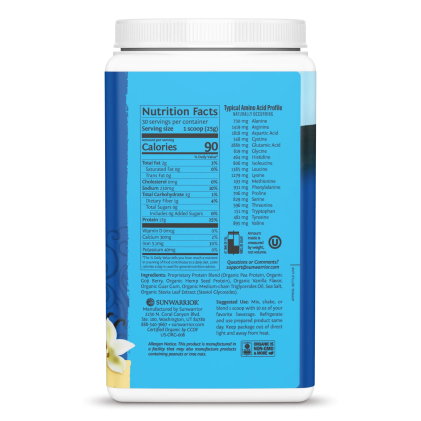 Bột protein thực vật hữu cơ Sunwarrior Warrior Blend - Ảnh 4