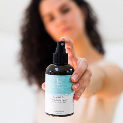 Xịt dưỡng & giữ nếp tóc Beauty By Earth Sea Salt Spray Hair Texturizer - Ảnh 3
