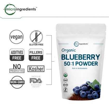 Bột việt quất hữu cơ Micro Ingredients Organic Blueberry 50:1 Concentrate Powder - Ảnh 4