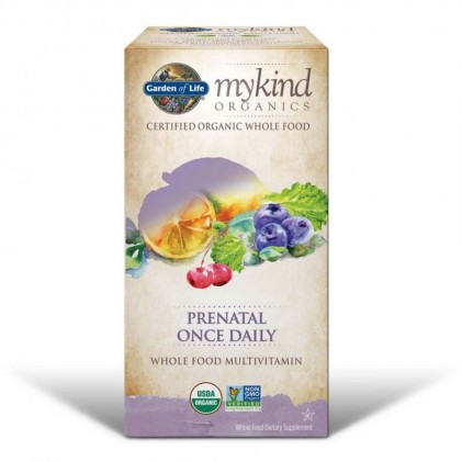 Vitamin cho phụ nữ mang thai & cho con bú hữu cơ Mykind Organics, Prenatal Once Daily, 90 viên - Ảnh 3