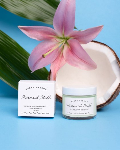 Kem dưỡng cung cấp độ ẩm sửa chữa cải thiện kết cấu & sáng da Earth Harbor MERMAID MILK Nutrient Glow Moisturizer - Ảnh 5