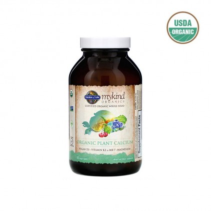 Viên uống bổ sung canxi hữu cơ từ thực vật Mykind Organics Plant Calcium 1