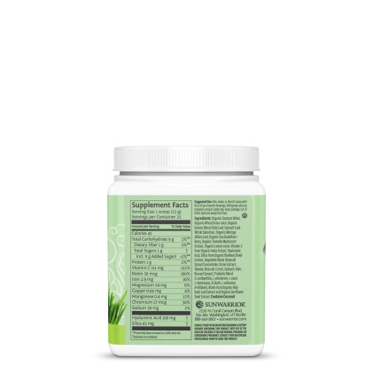 Bột tăng cường collagen với nhiều rau xanh & lợi khuẩn Sunwarrior Beauty Greens Collagen Booster - Ảnh 8
