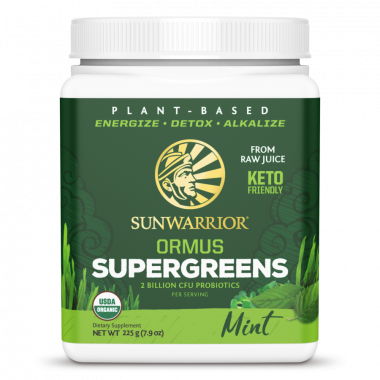 Hỗn hợp thực phẩm xanh hữu cơ Sunwarrior Ormus Super Greens 43 Hỗn hợp thực phẩm xanh hữu cơ Sunwarrior Ormus Super Greens 42