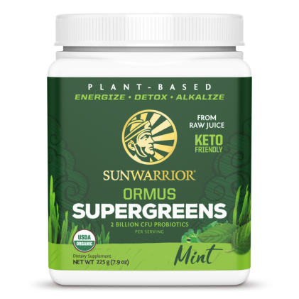 Hỗn hợp thực phẩm xanh hữu cơ Sunwarrior Ormus Super Greens - Ảnh 2
