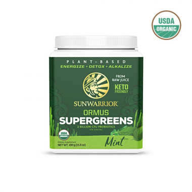 Hỗn hợp thực phẩm xanh hữu cơ Sunwarrior Ormus Super Greens