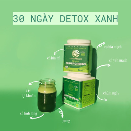 Hỗn hợp thực phẩm xanh hữu cơ Sunwarrior Ormus Super Greens - Ảnh 8