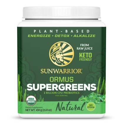 Hỗn hợp thực phẩm xanh hữu cơ Sunwarrior Ormus Super Greens - Ảnh 4