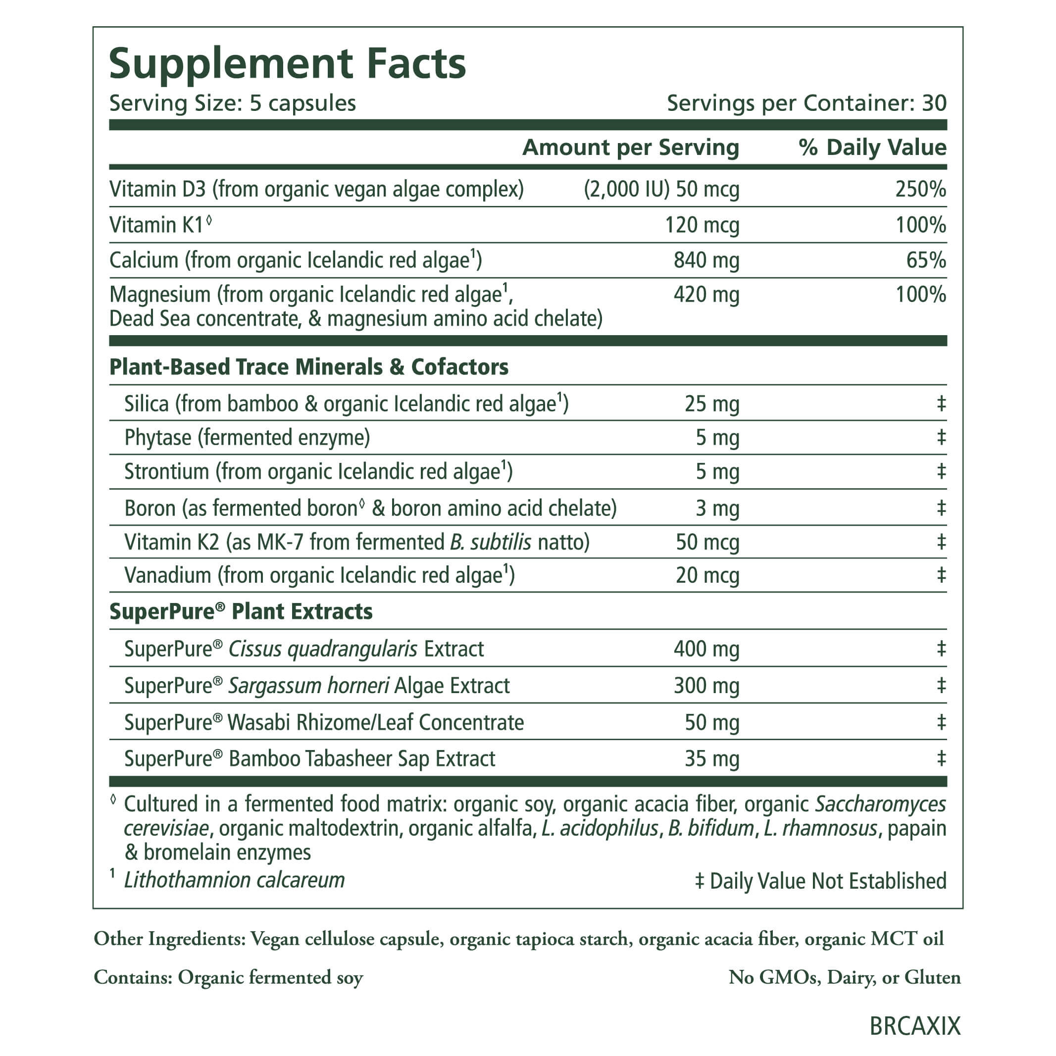 Bổ sung canxi, viên uống phục hồi xương khớp Pure Synergy Bone Renewal 3 Bổ sung canxi, viên uống phục hồi xương khớp Pure Synergy Bone Renewal - Ảnh 3