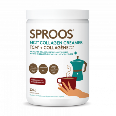 Bột collagen peptide thủy phân từ cá thêm chất béo có lợi Sproos MCT Collagen Creamer 3
