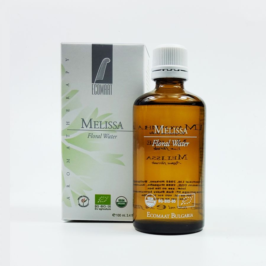 Toner tía tô đất hữu cơ Ecomaat Melissa (Lemon balm) organic floral water 2 Toner tía tô đất hữu cơ Ecomaat Melissa (Lemon balm) organic floral water - Ảnh 2