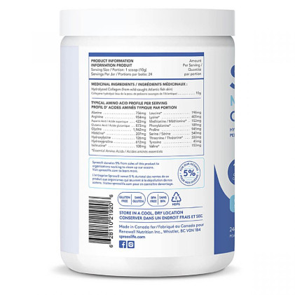 Bột collagen peptide thủy phân từ cá Sproos Marine Collagen - Ảnh 4
