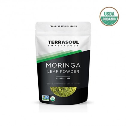 Bột lá chùm ngây hữu cơ Terrasoul MORINGA LEAF POWDER 1