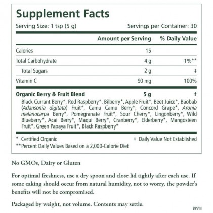 Bột hỗn hợp quả mọng hữu cơ Pure Synergy ORGANIC BERRY POWER™ - Ảnh 4