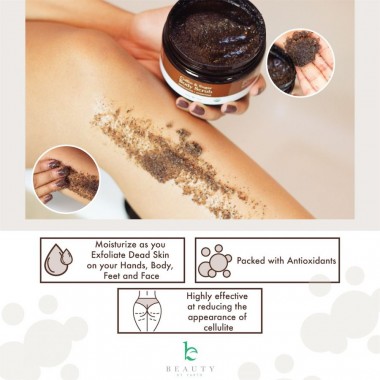 Tẩy da chết cơ thể cà phê hữu cơ Beauty By Earth Coffee & Sugar Body Scrub 3